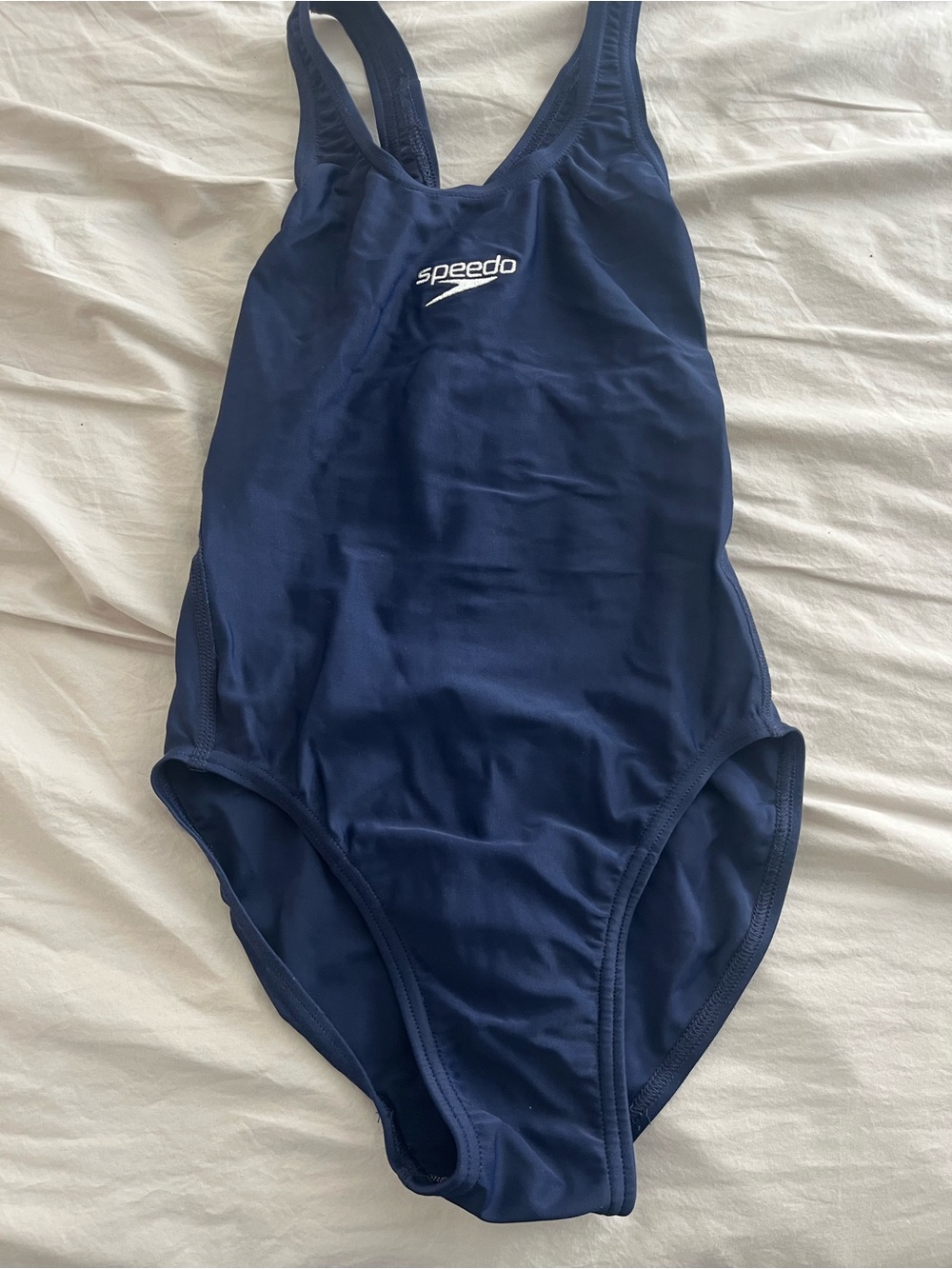 Speedo Navy Blue Girls' One-Piece Swimwear